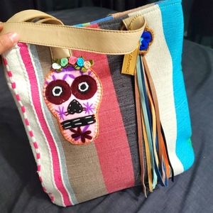 Mina Alvarez day of the dead tote bag